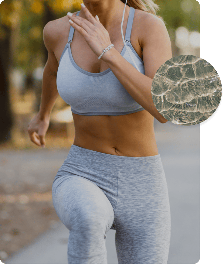 woman jogging