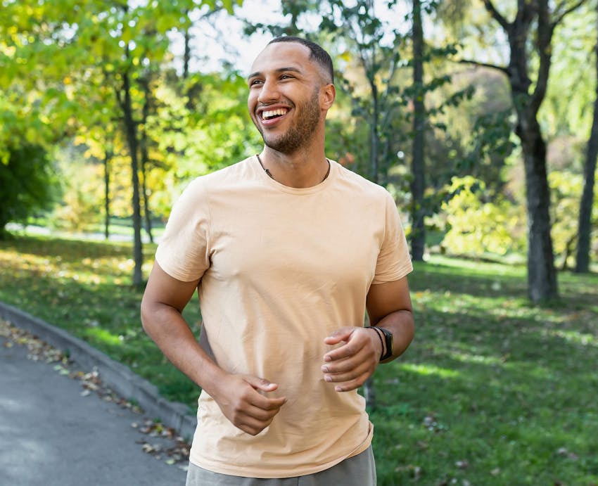 man jogging