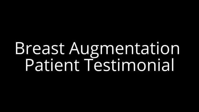 breast lift patient testimonial video