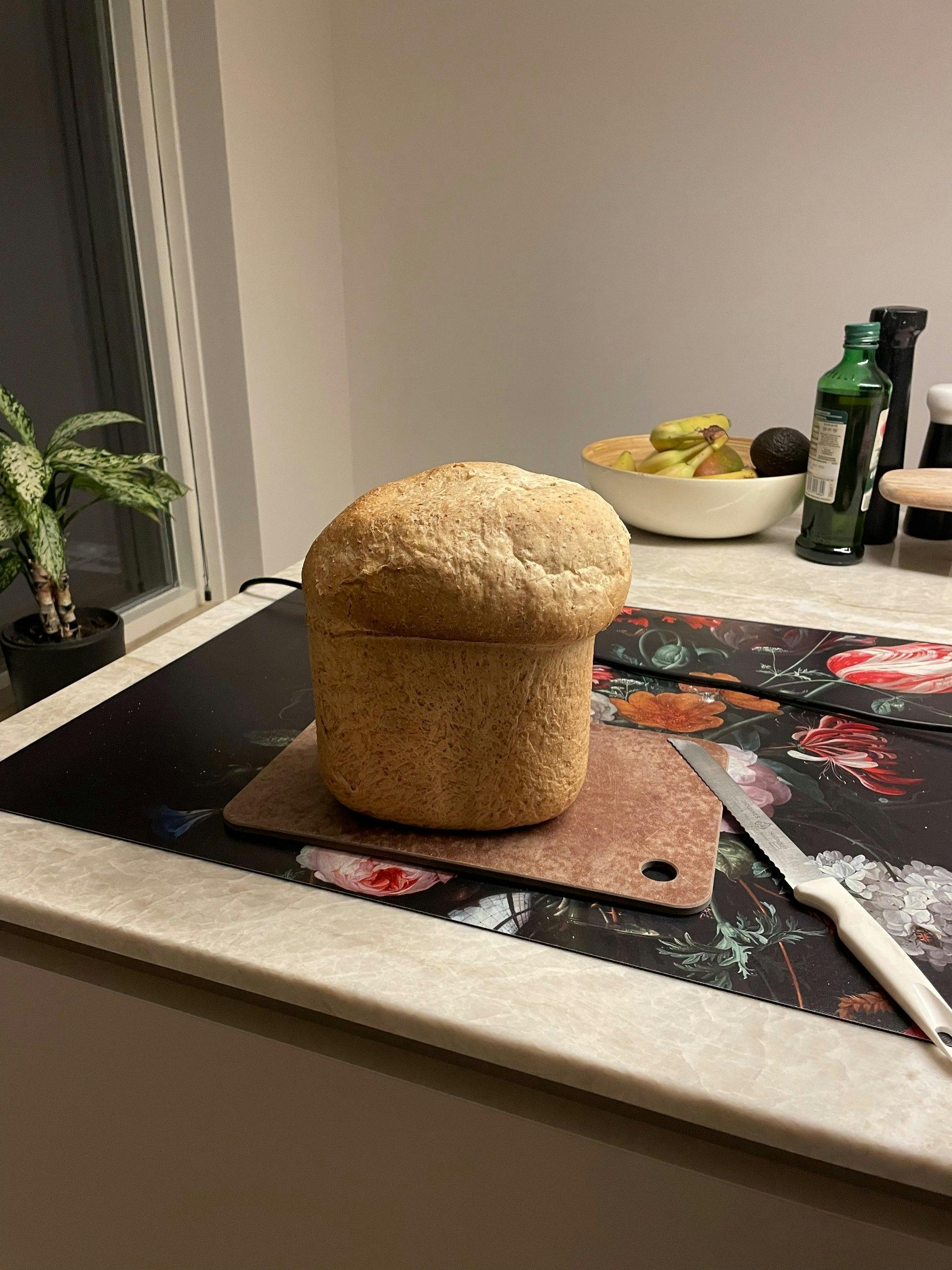 Fornello Supremo Broodbakmachine thuis bij Angelique, een tester
