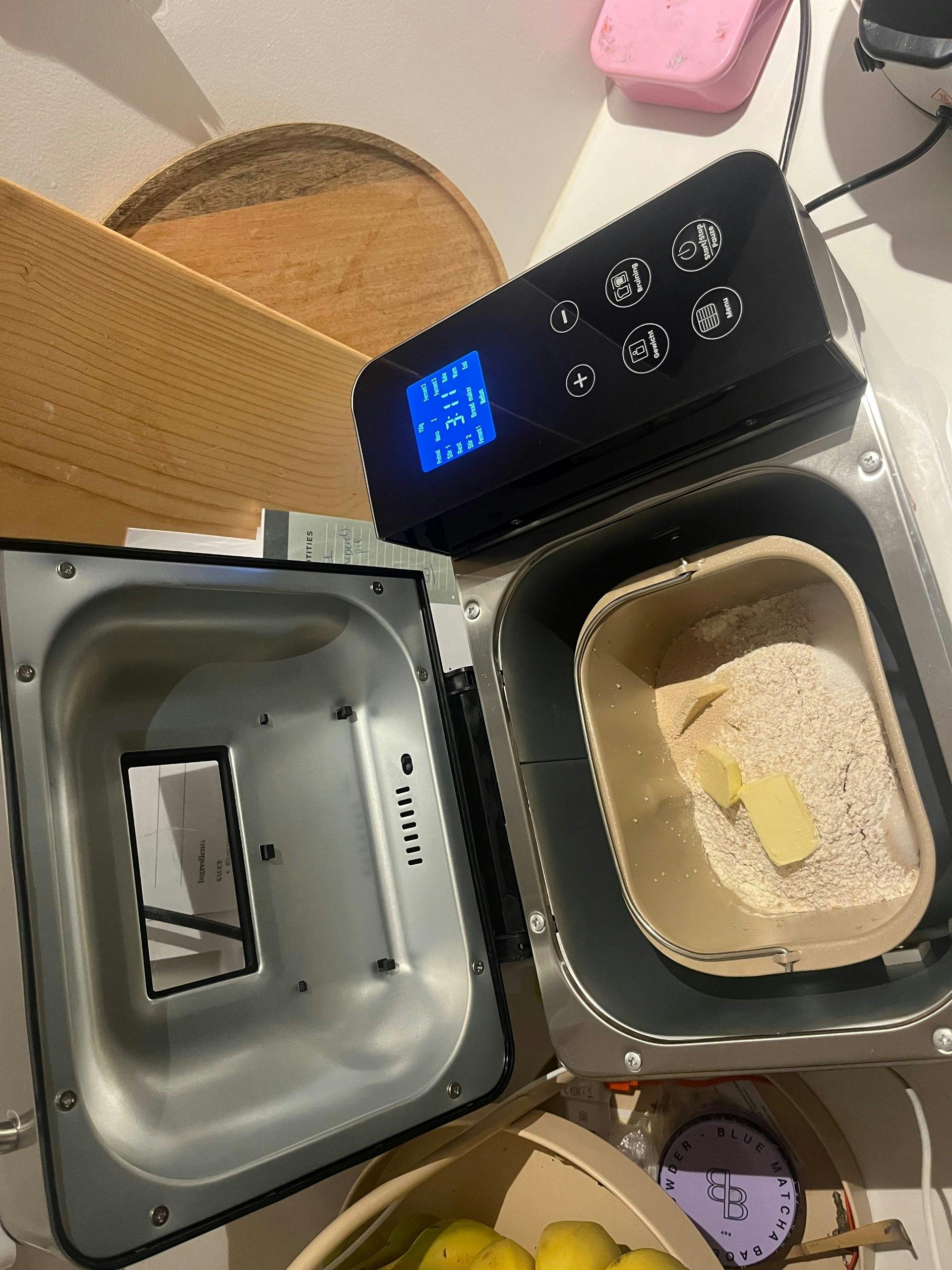 Fornello Supremo Broodbakmachine thuis bij Laurie, een tester