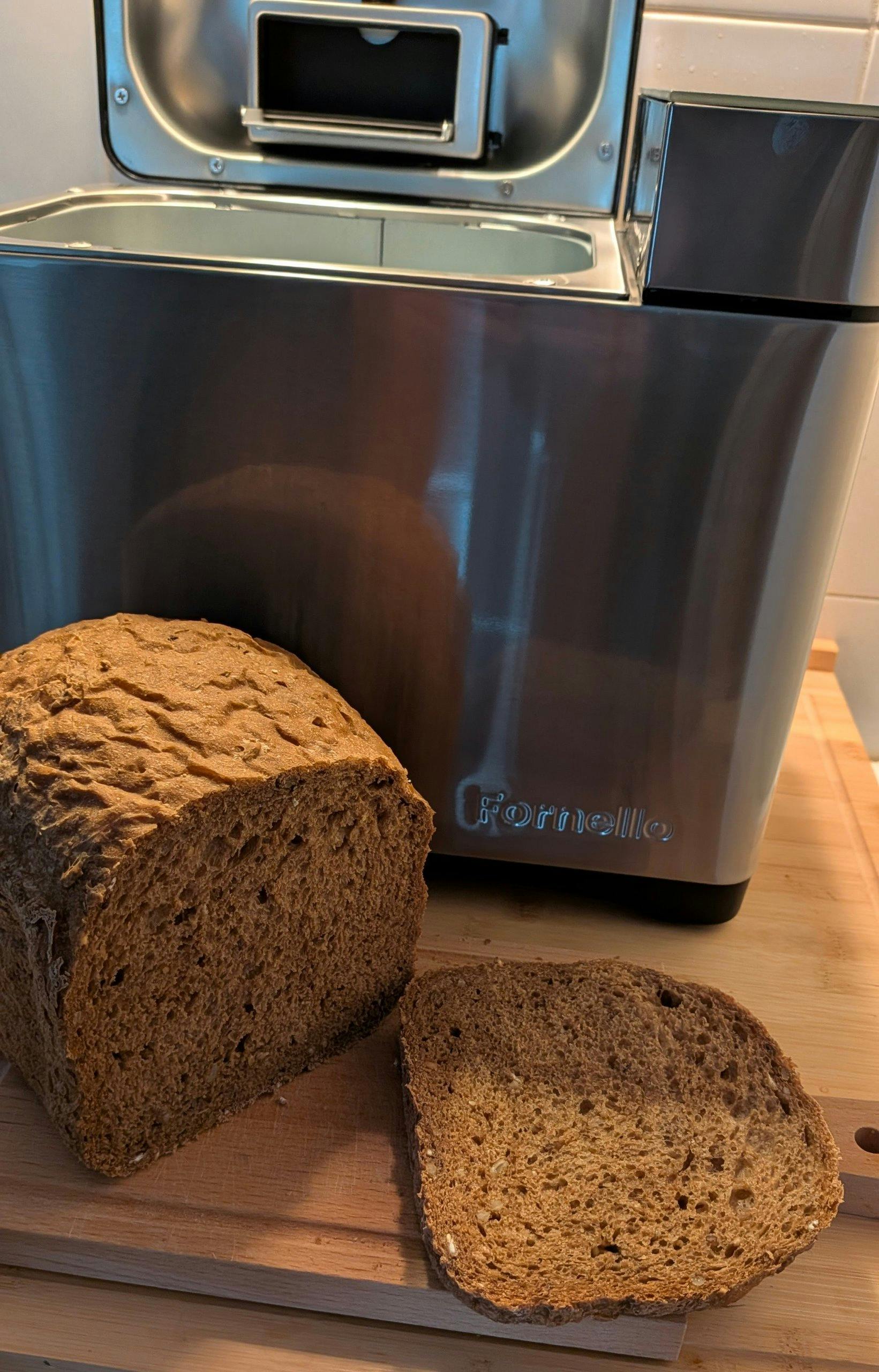 Fornello Supremo Broodbakmachine thuis bij Daniel, een tester