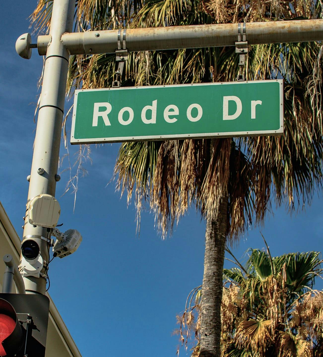 Rodeo Dr. street sign