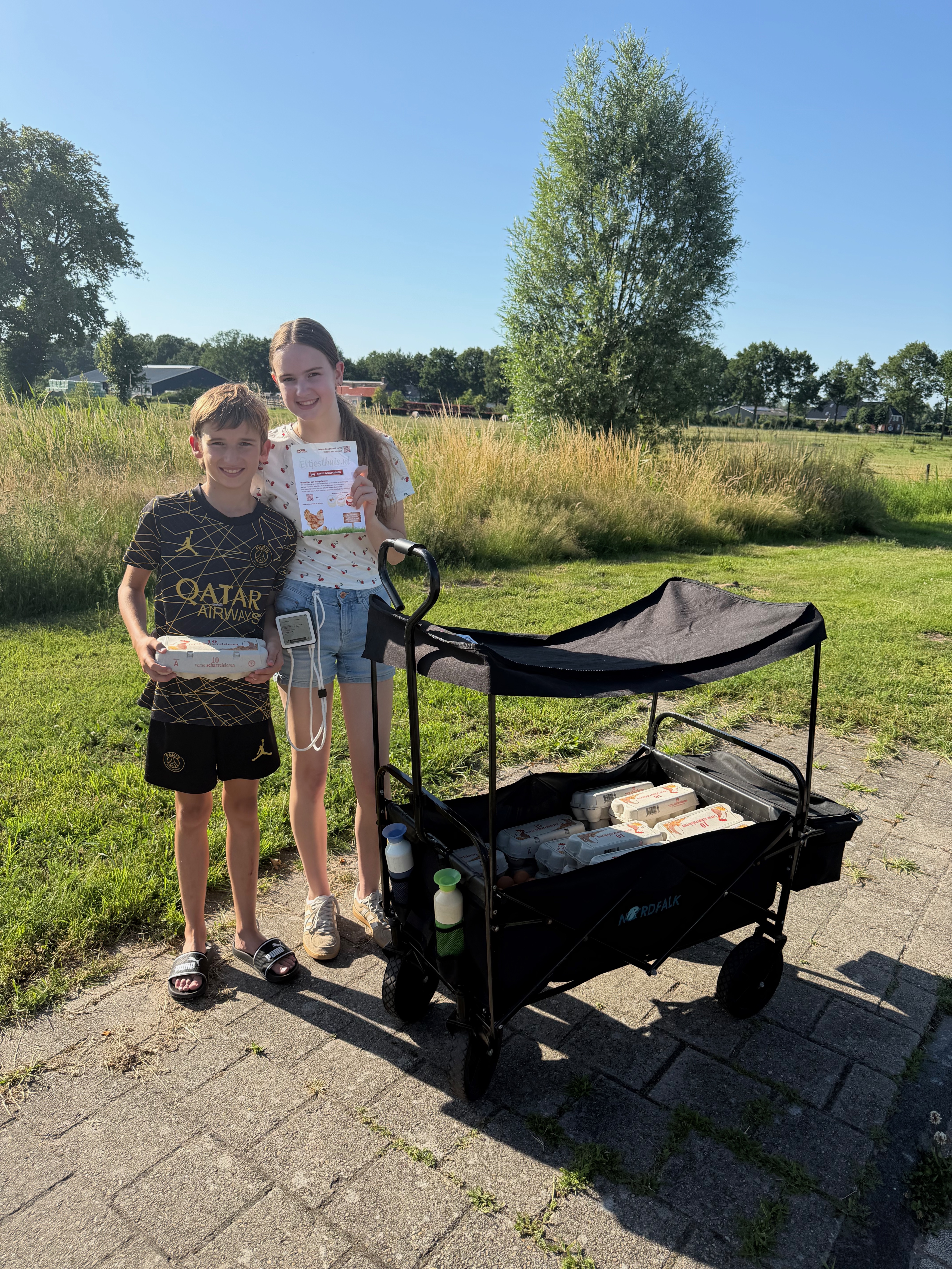 Portret van Jurean en Miriam (Oldebroek gld) uit Bezorgt op: dinsdag