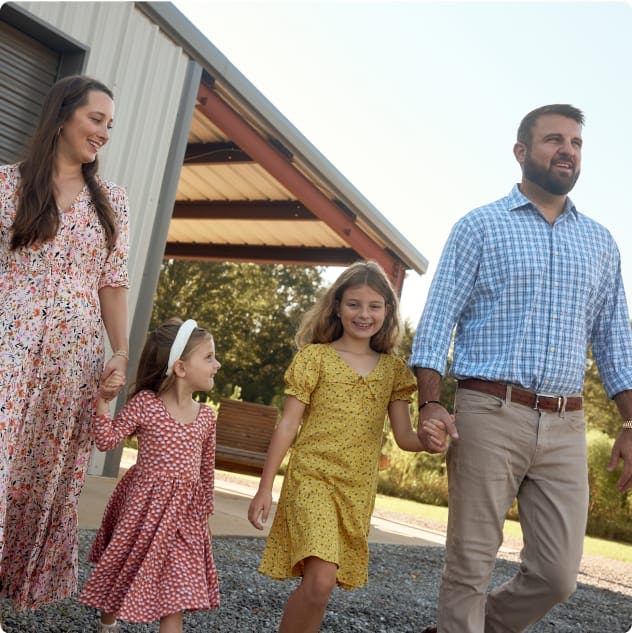 Mike Saltaformaggio and his family