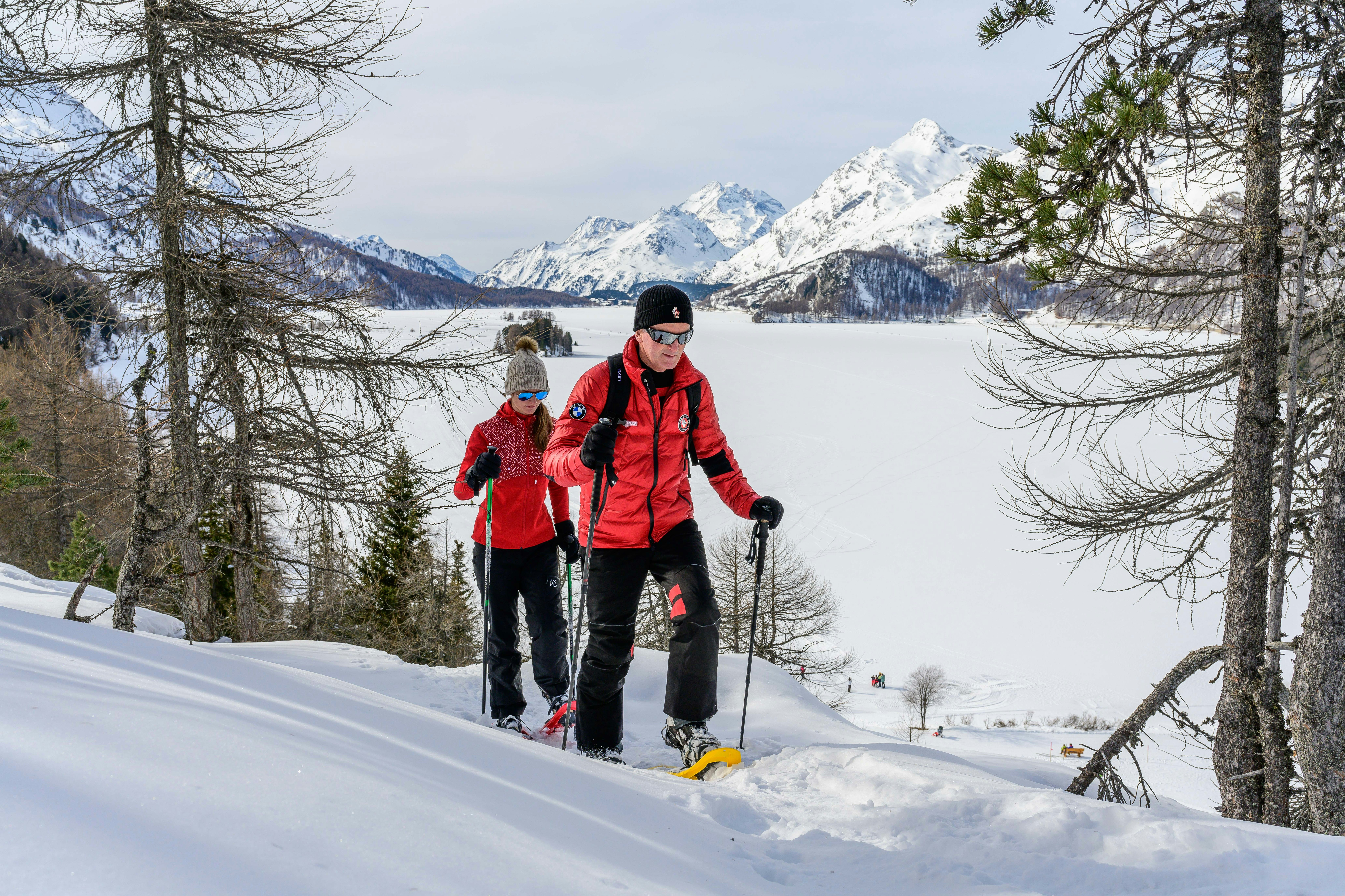 Schneeschuhtour mit der Skischule St. Moritz