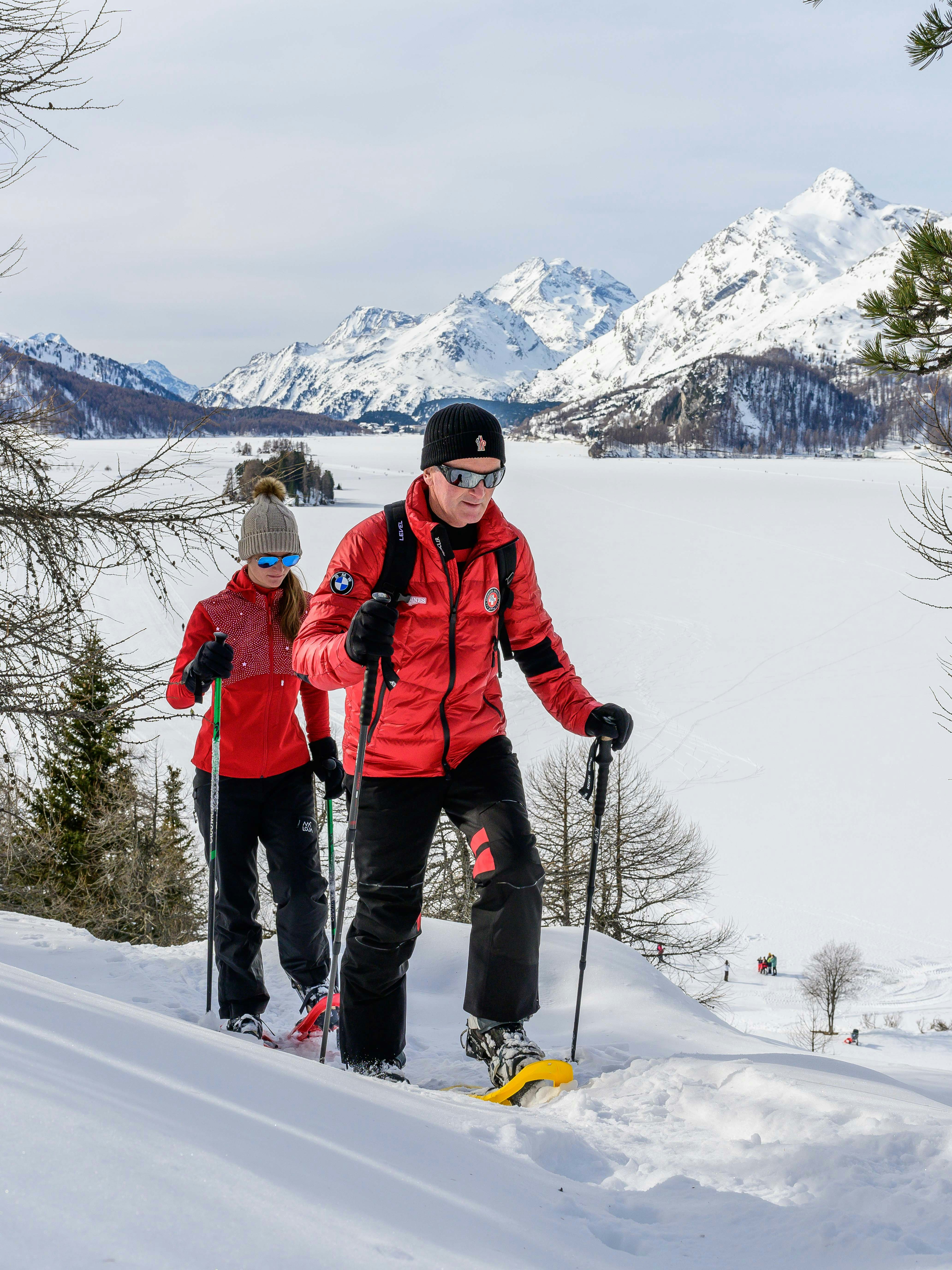 Schneeschuhtour mit der Skischule St. Moritz