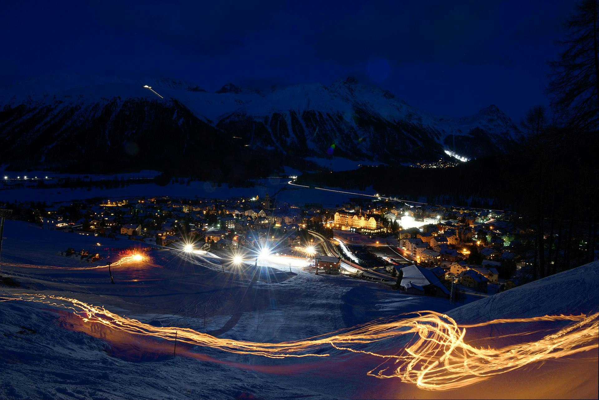 Nachtskifahren Snow Night St. Moritz