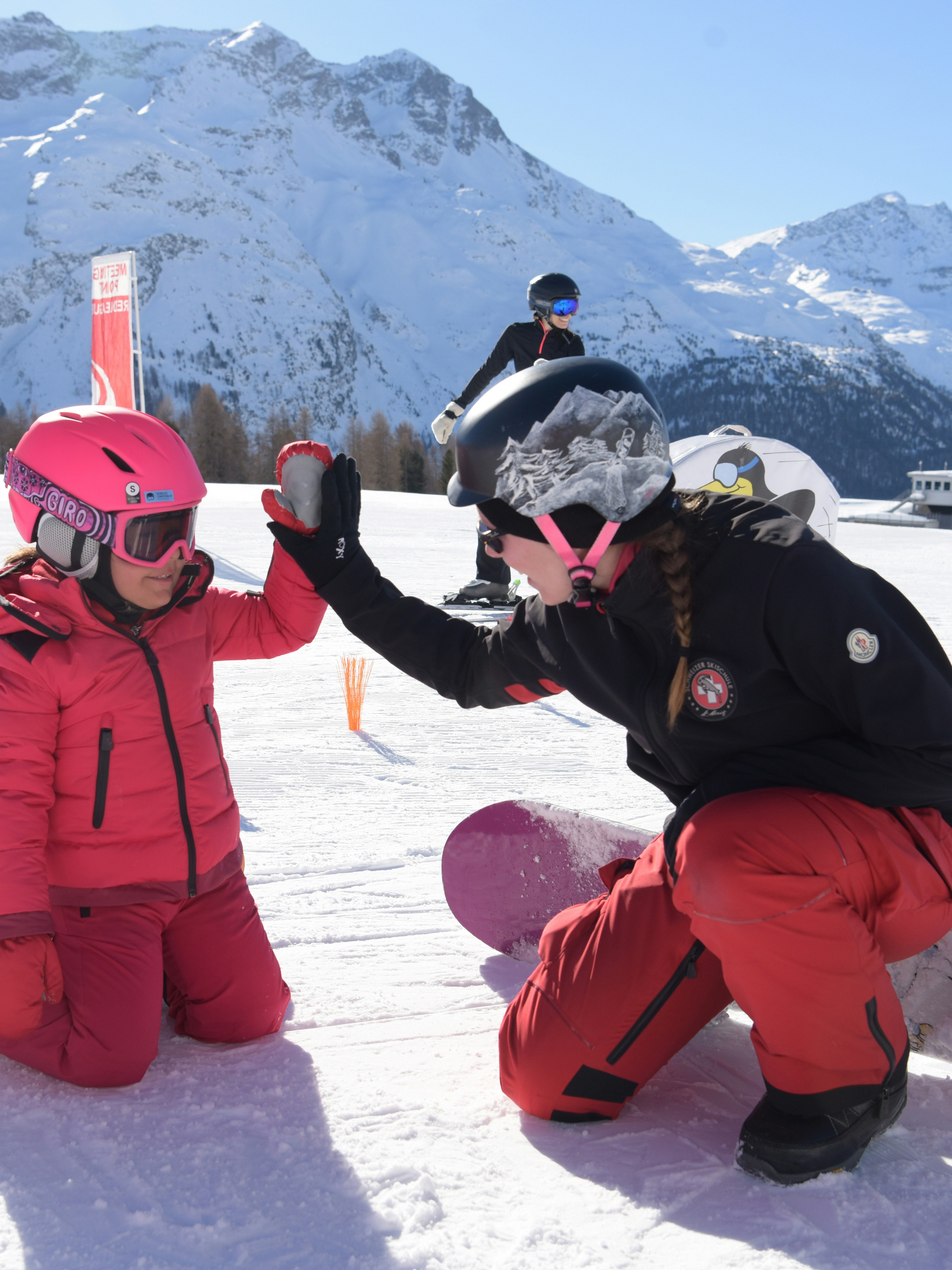 Skischule St. Moritz Snowboard Kinderklasse