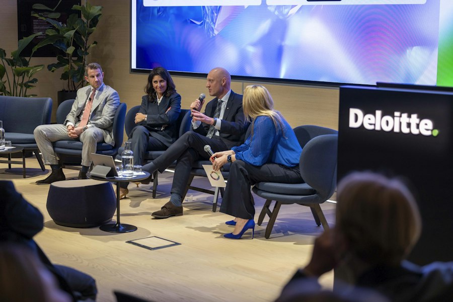 A panel discussion at the CSA summit