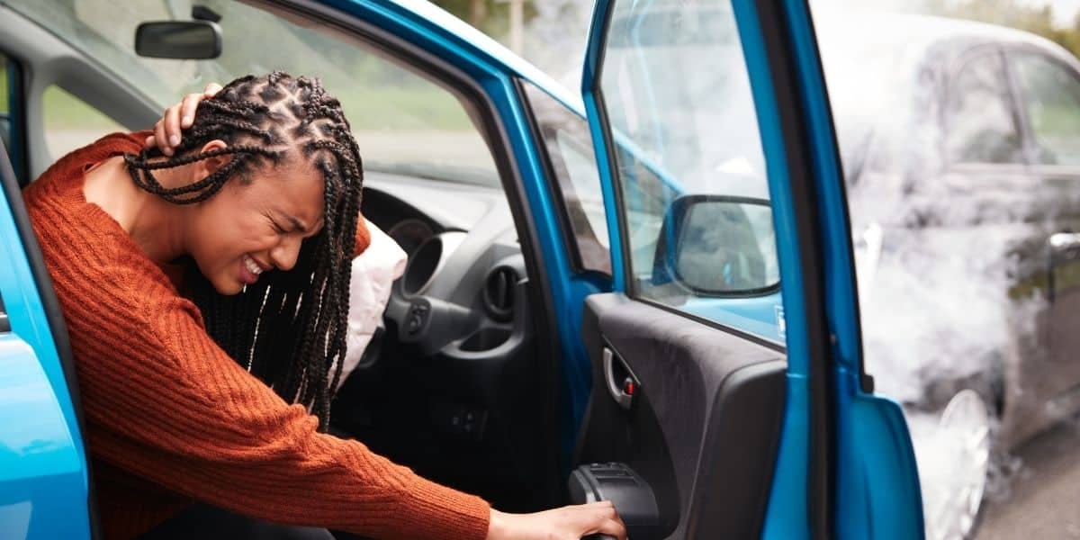 Whiplash car accident