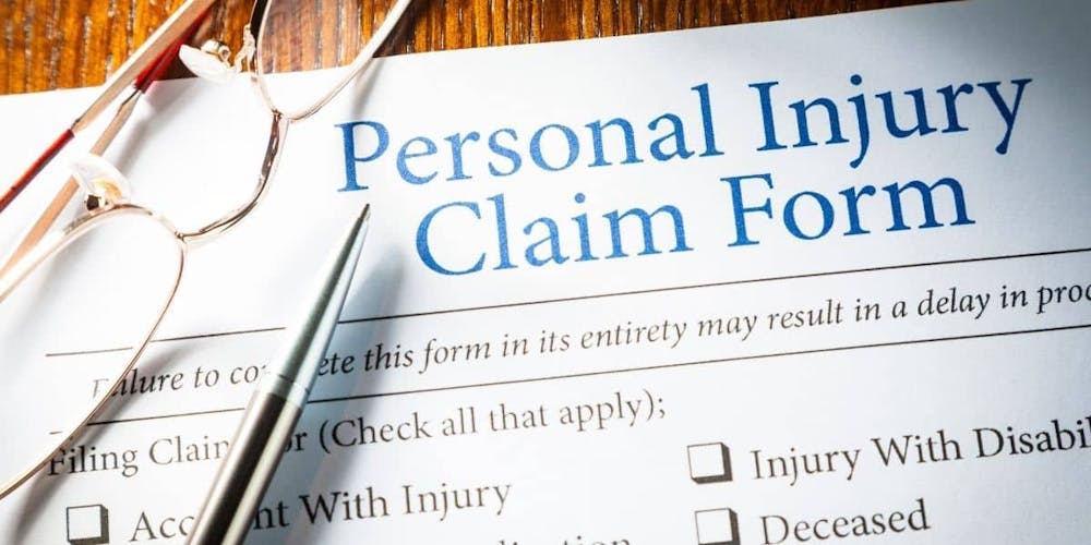 Personal injury claim form
