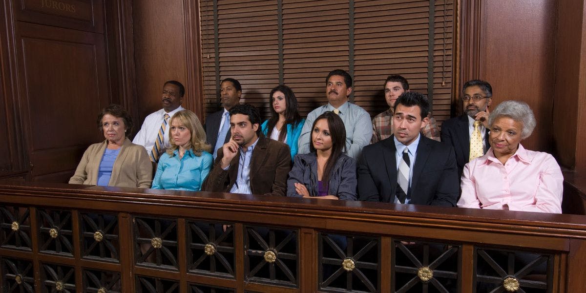 jury listening in court
