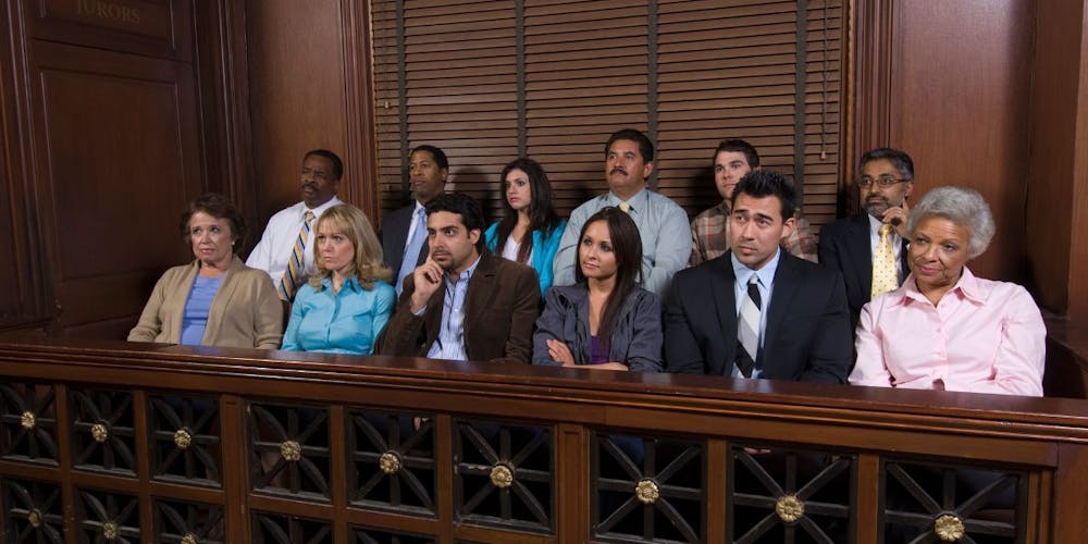 jury listening in court