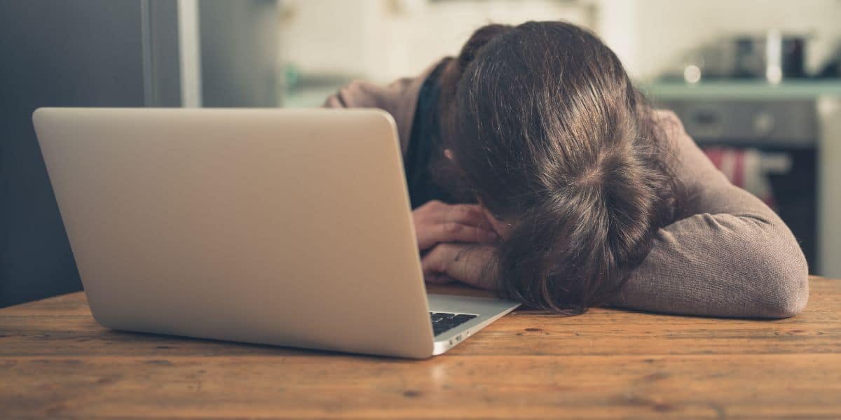 person in distress for cyberbullying