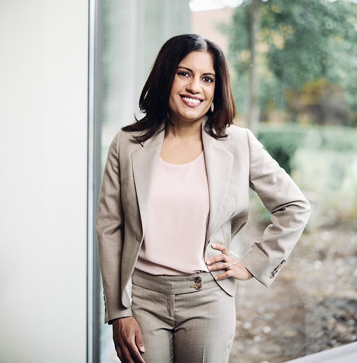 Liandra Tiller in suit