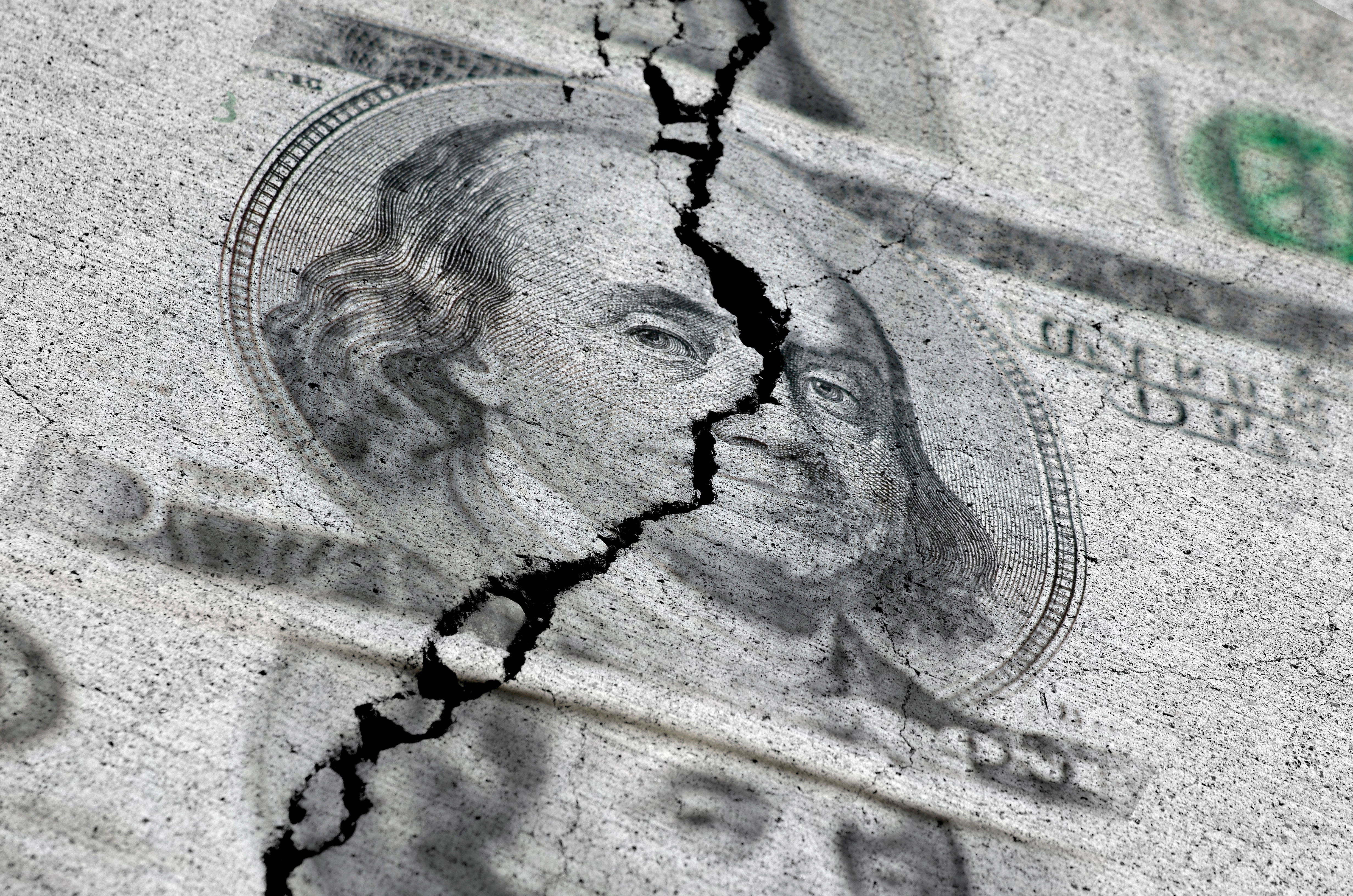 Zerissener Dollar
