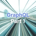 Unscharfes Bild von Bahngleisen mit dem in der Mitte eingeblendeten Text „GraphQL Teil 1“.