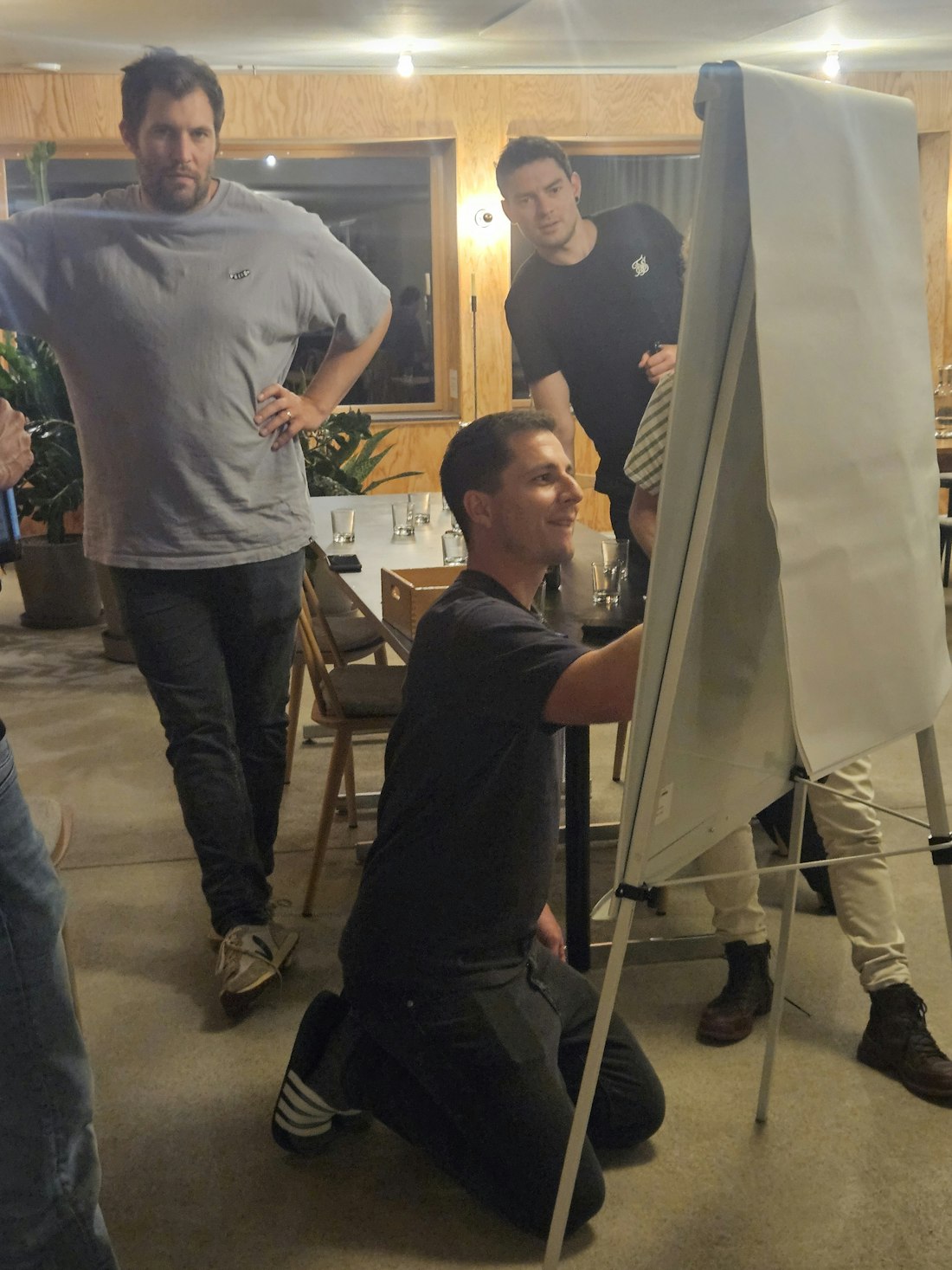 Code Retreat 2025 — Appenzell Flipchart-Session beim Code Retreat 2025 in St. Anton