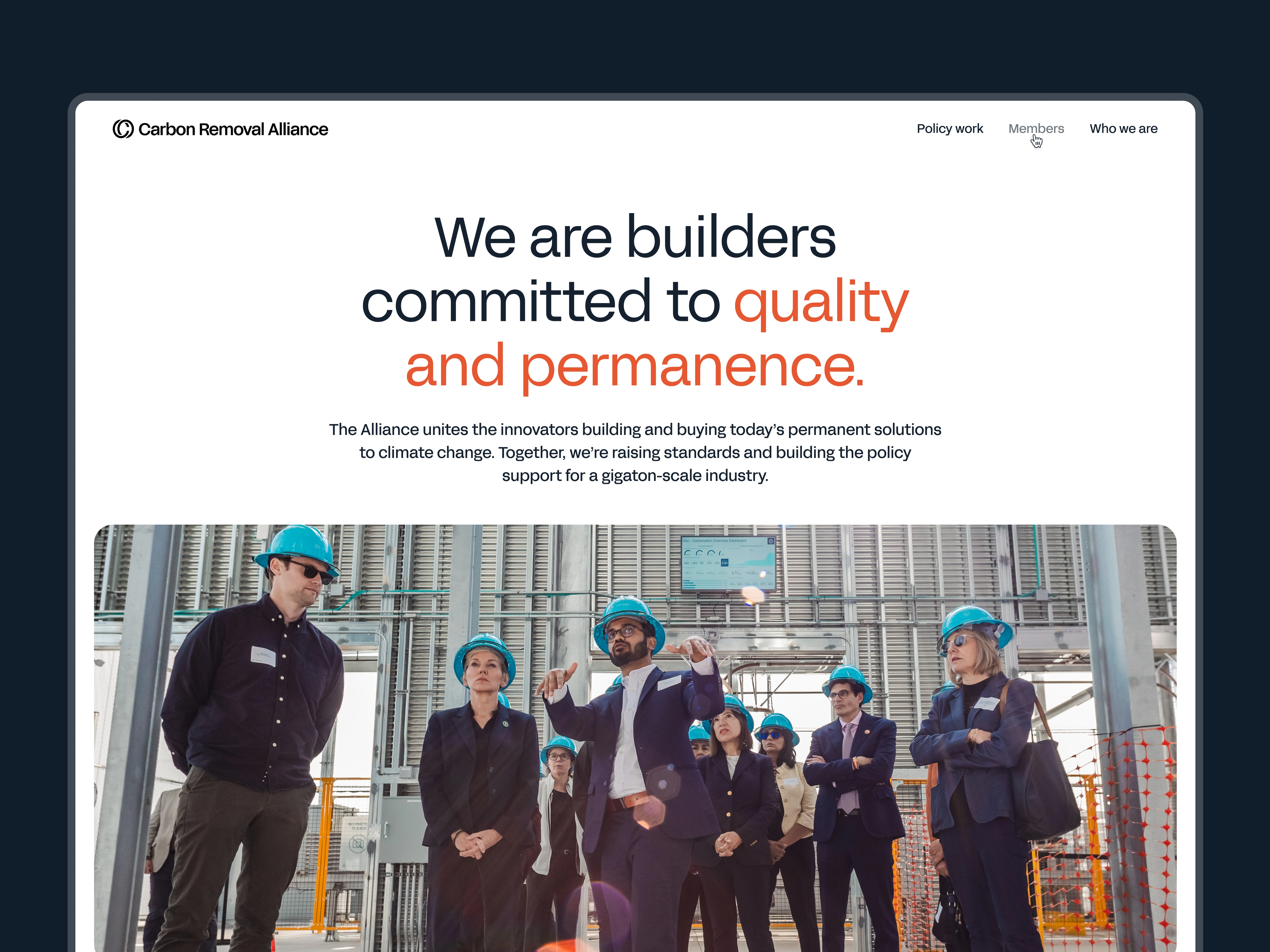 carbon website demo