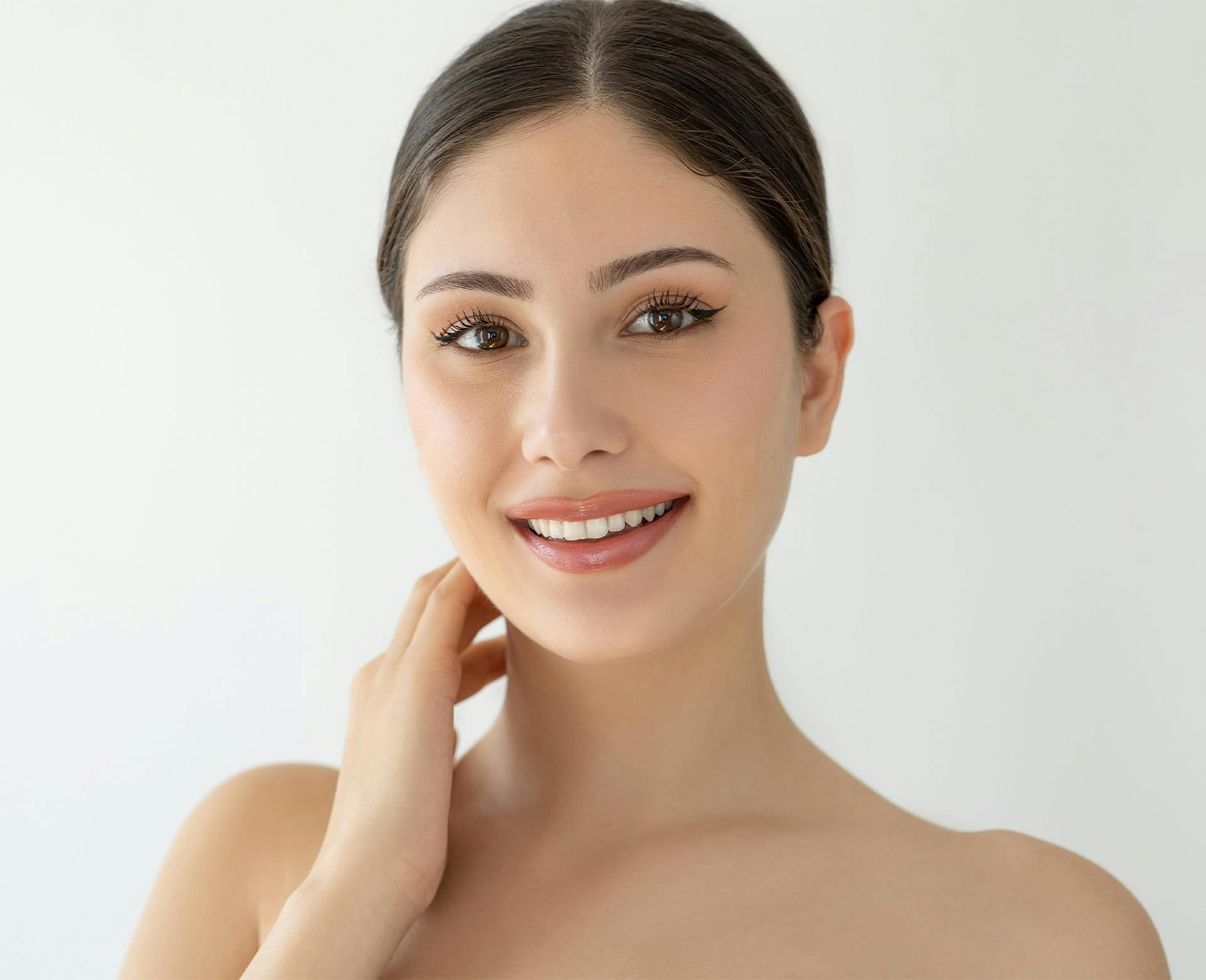 Woman smiling