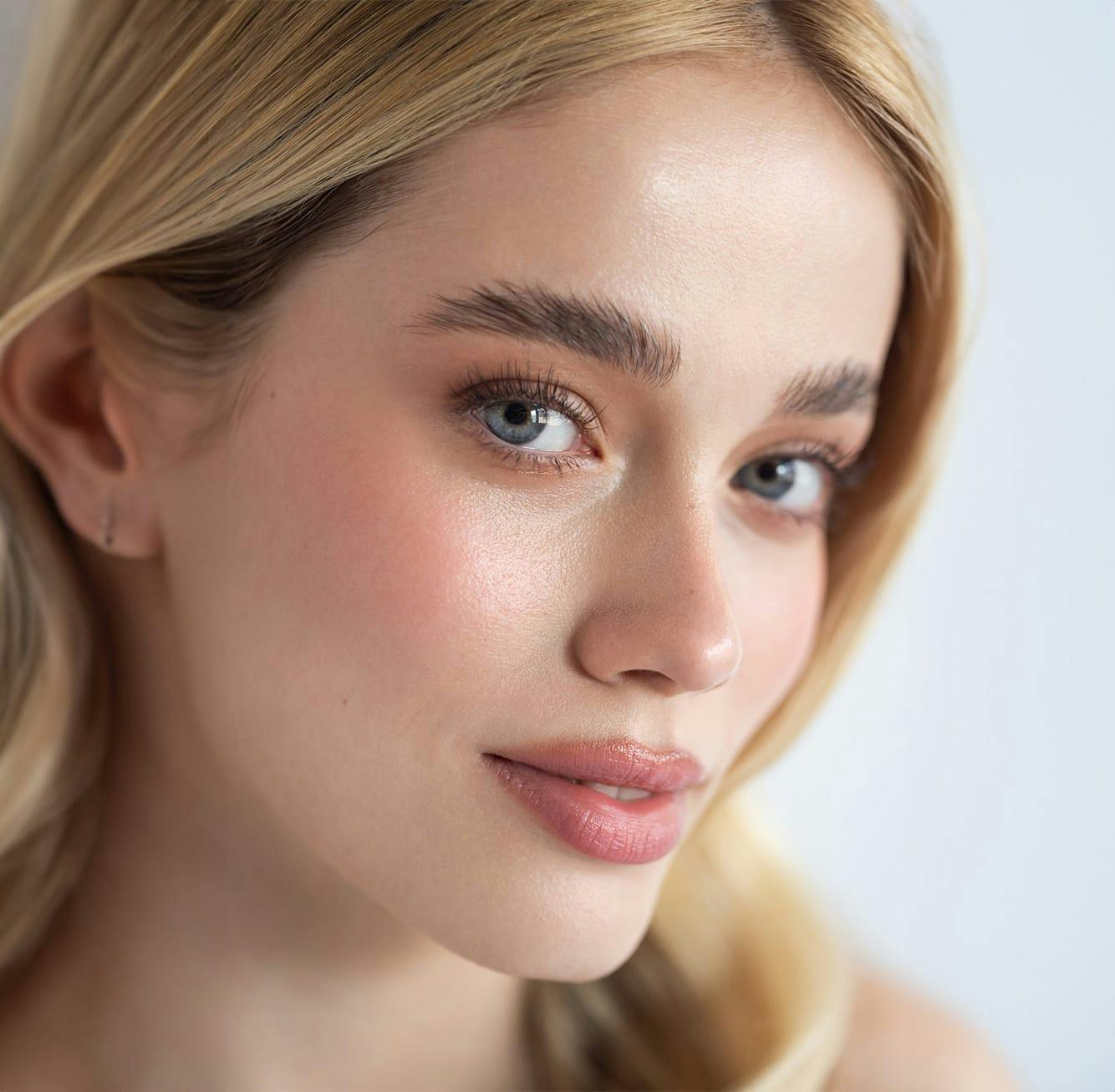 Woman with blonde hair