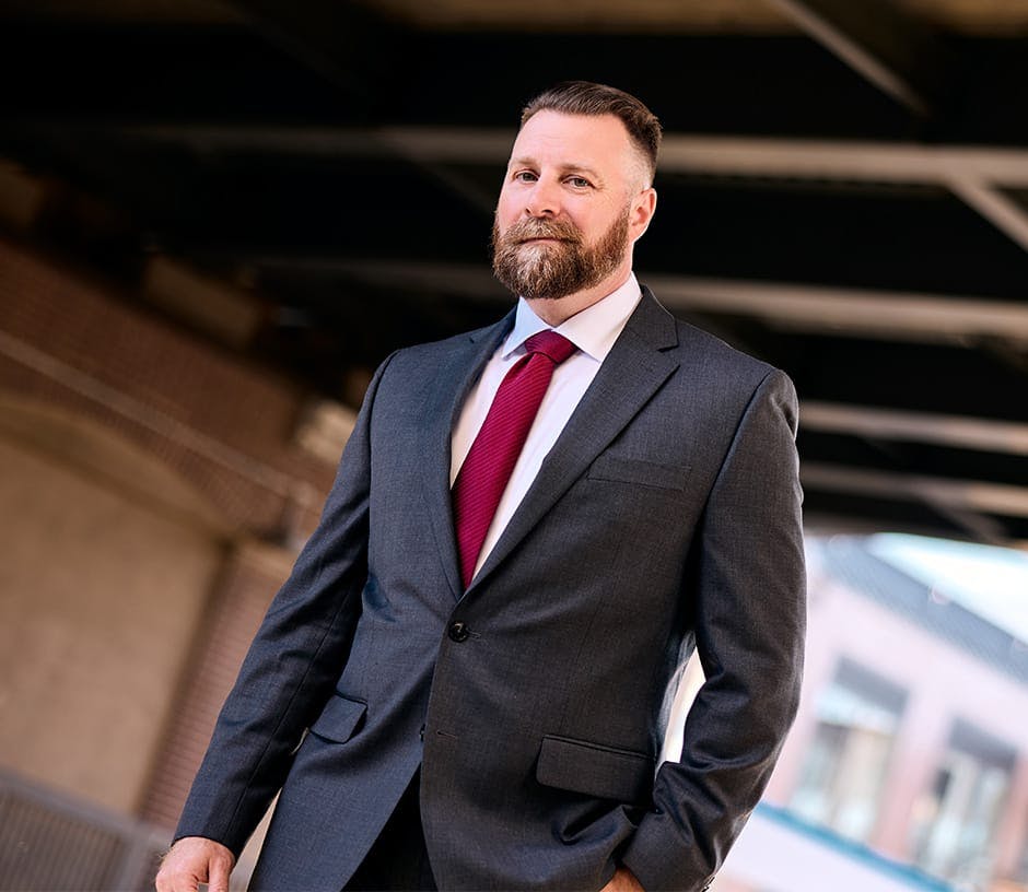 Joseph Bracconier in suit