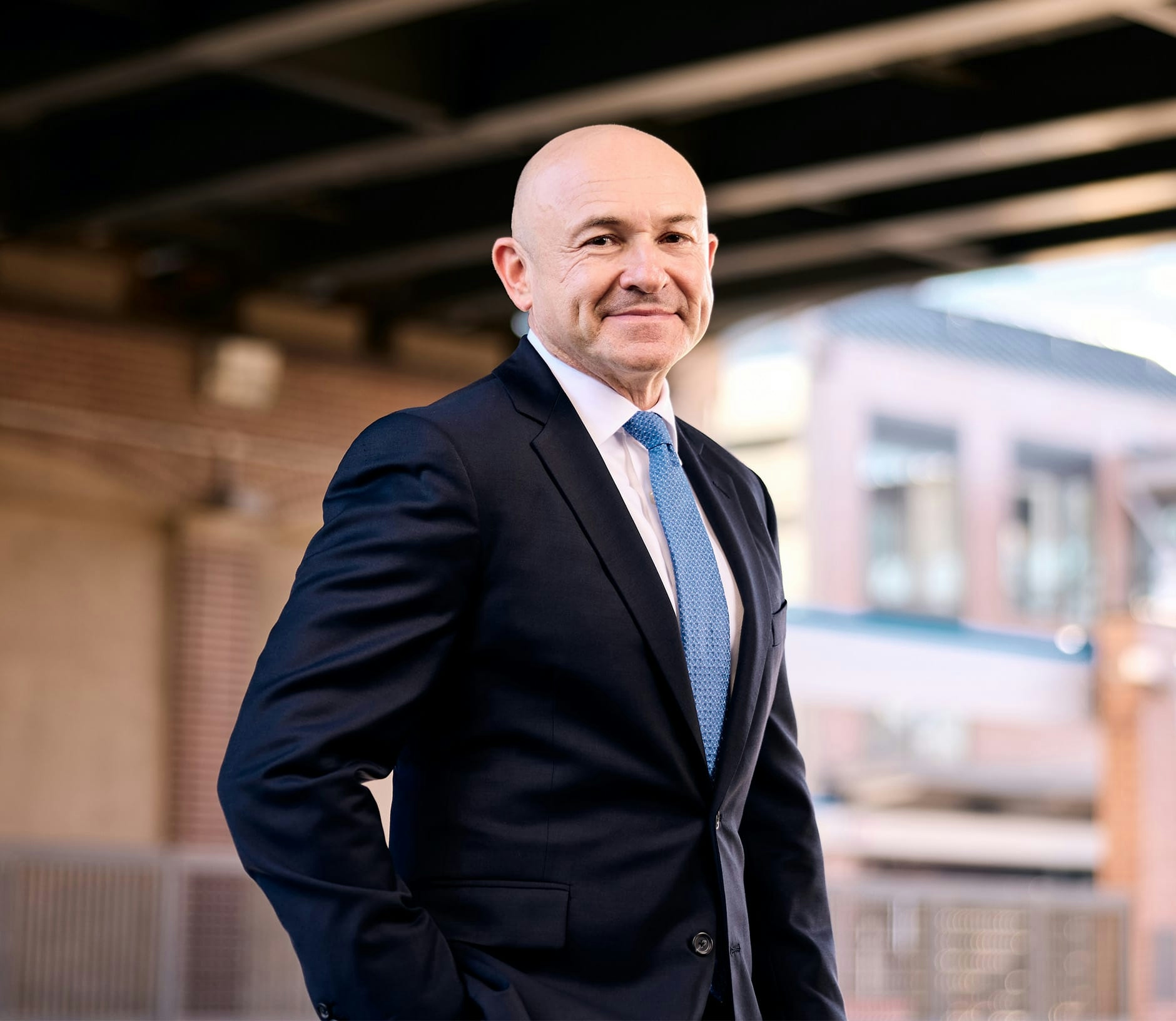 James P. Joseph in suit