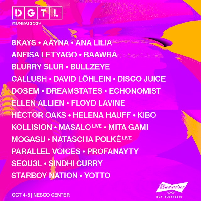 Lineup MUM