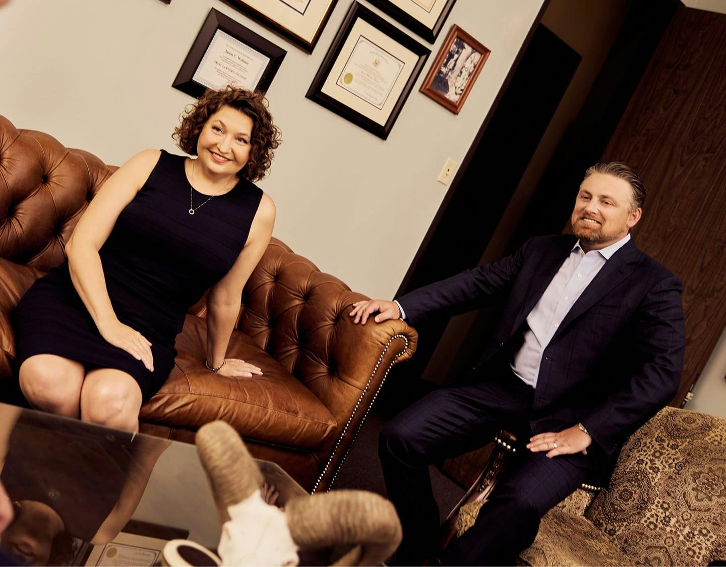 two attorneys sitting together