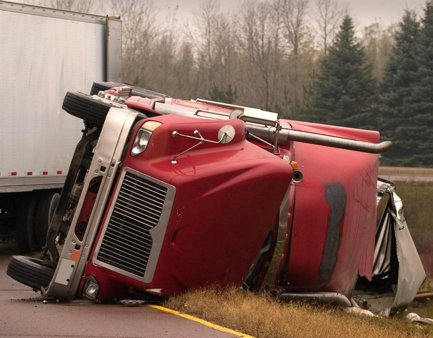 semi truck accident