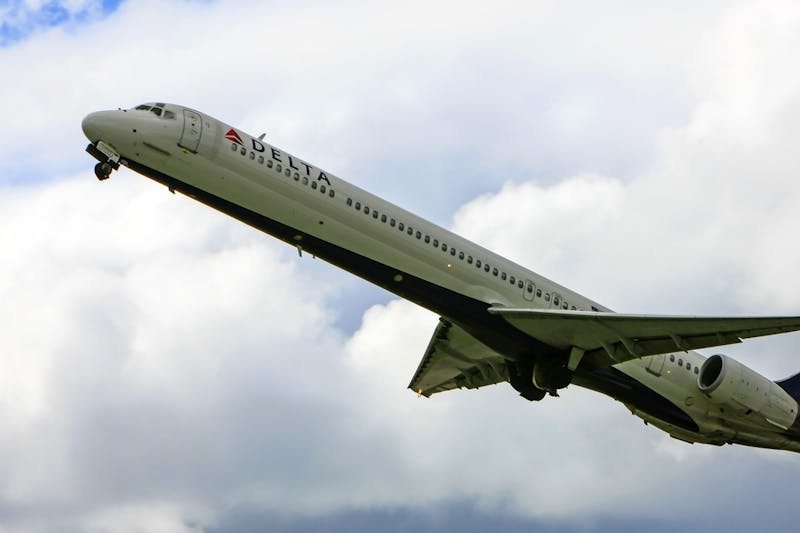 Airplane in flight