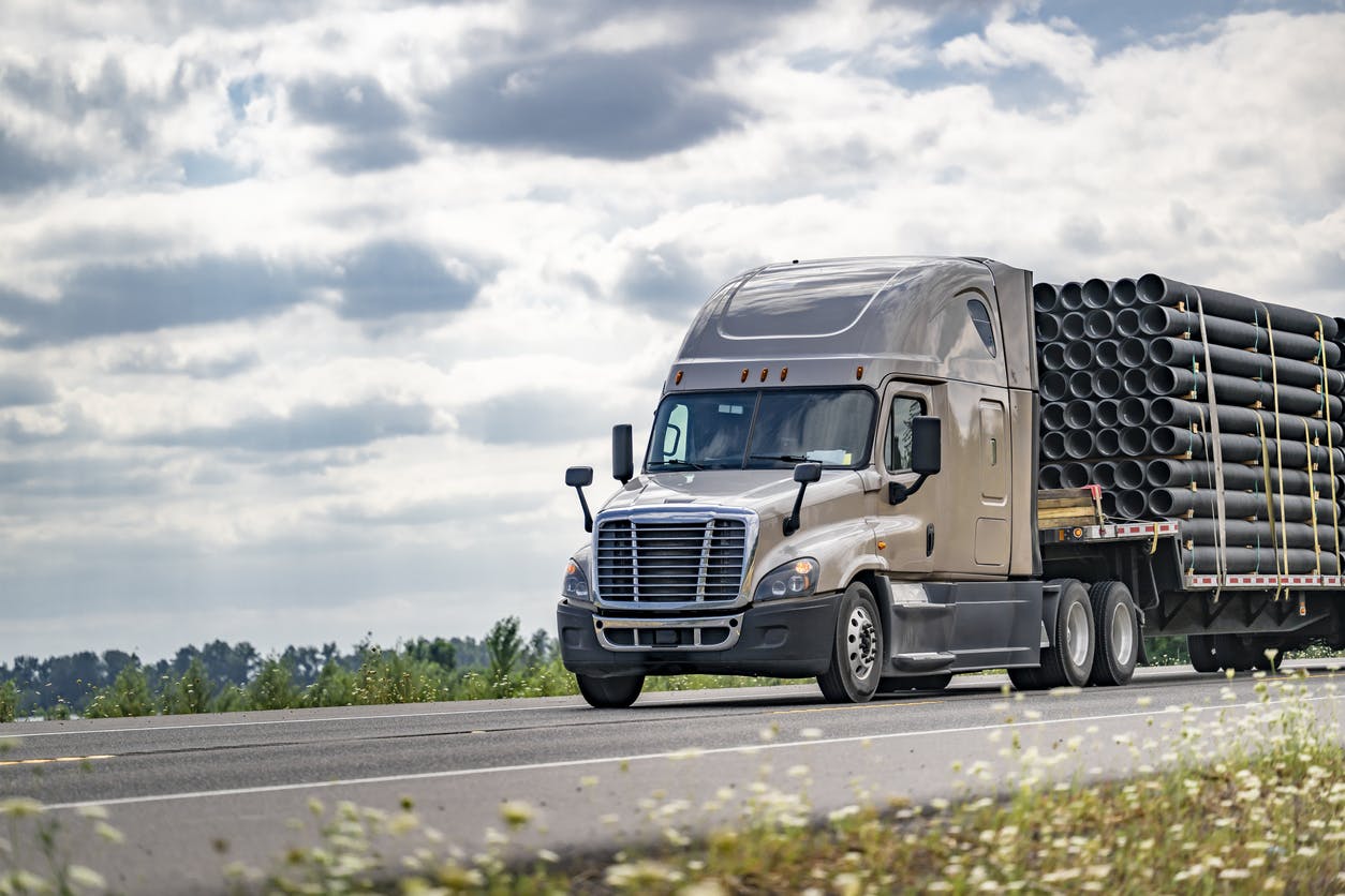 An 18-wheeler
