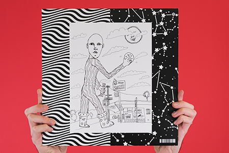 Hands holding Mndsgn – Snaxx vinyl record