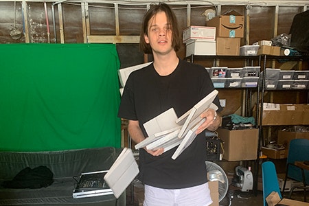 100% Electronica Founder George Clanton