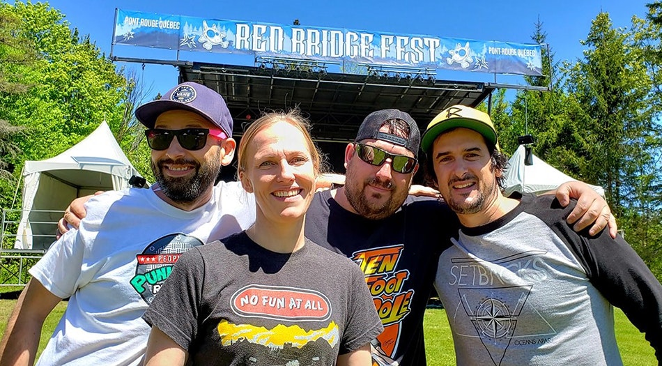 Red_Bridge_Fest_2019_POPR.jpg Anthony Grenier, Amélie Guérard, Vincent Bussières & Juan De Lange at Red Bridge Fest