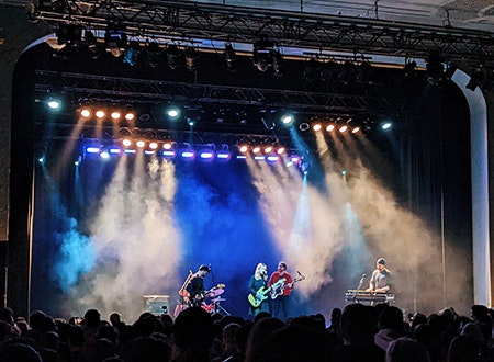 Men I Trust performing live in Toronto, Canada