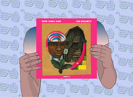 Simon_Jacopo_Severitano.png Illustration of hands holding Super Yamba Band record cover