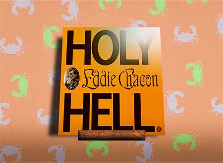 Illustration featuring Eddie Chacon album cover