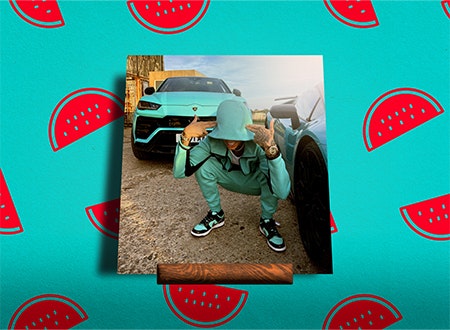 Illustration featuring Doja album cover