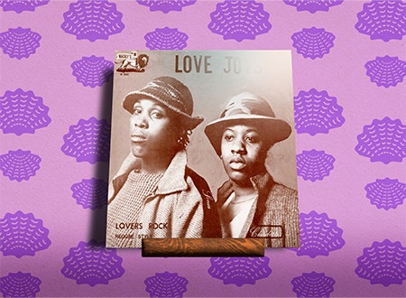 Illustration featuring Love Joys album cover