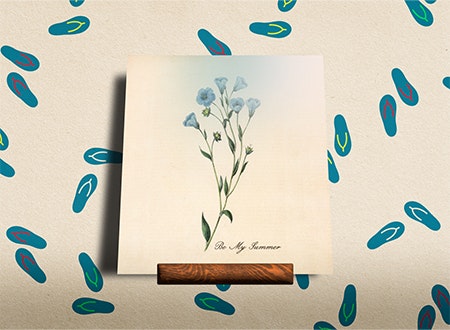 Illustration featuring Snoh Aalegra album cover