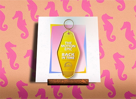 Illustration featuring The Motion Epic album cover