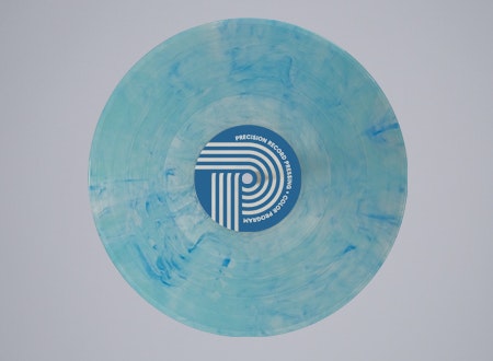 Blueberry-colored vinyl LP from PRP's Flavor Color Variant Collection: Light blue hues with unique pressing details.