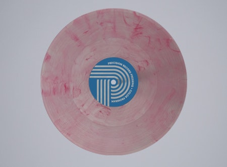 Pink-colored vinyl LP from PRP's Flavor Color Variant Collection: pink hues with unique pressing details.