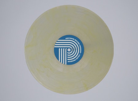 Vanilla-colored vinyl LP from PRP's Flavor Color Variant Collection: white and yellow hues with unique pressing details.