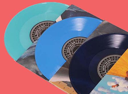 Protest the Hero 10-inch box in various colors.