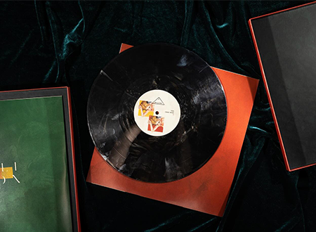 Vinyl box set with inserts