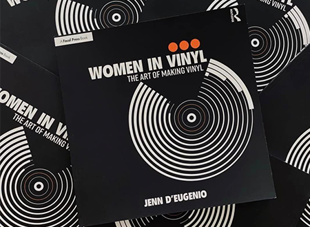 WIV-Book.png Image of a pile of 'Women in Vinyl: The Art of Making Vinyl' books displaying the cover.