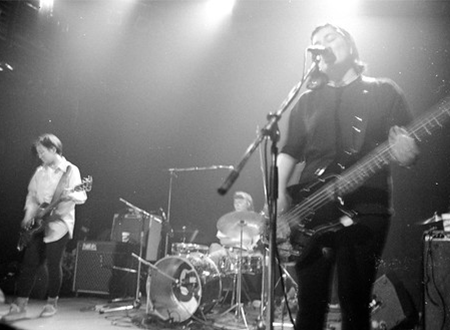 The band Cub, Performing onstage in Montreal. ©Ben Johnson (Cub)